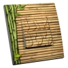 Interrupteur décoré Bamboo