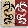 TABLEAU UNO 20X20 DRAGONS