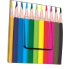 Interrupteur décoré Crayons de couleur