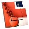 Interrupteur décoré Poterie orange