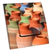 Interrupteur décoré Poteries multicolores