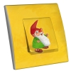 Interrupteur décoré Benjamin le Lutin