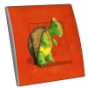 Interrupteur décoré Lulu la Tortue