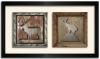 TABLEAU DUO -CERF ET BOUQUETIN