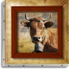 TABLEAU UNO 20X20 VACHE DES MONTAGNES